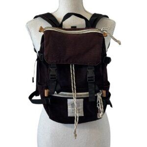 Topo Designs Backpack Women's Size Small Black Purple